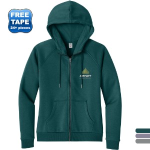 Allmade® Organic CVC Fleece Ladies' Full-Zip Hoodie - WJ7075