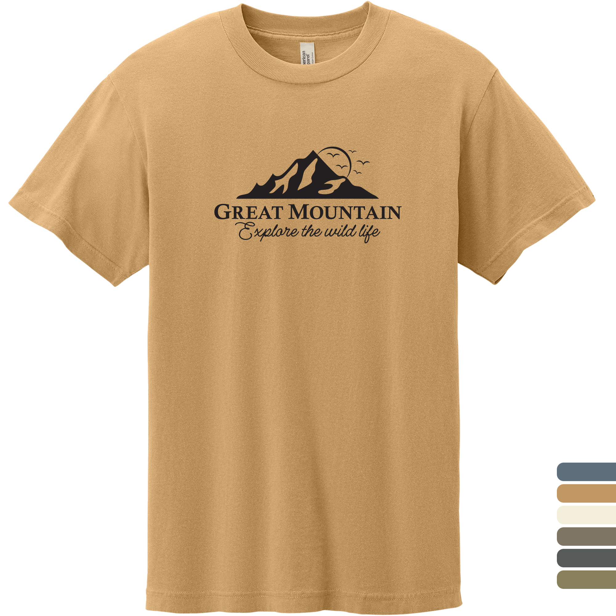 Product Photo 1 American Apparel® Heavyweight Cotton Garment-Dyed Unisex Tee