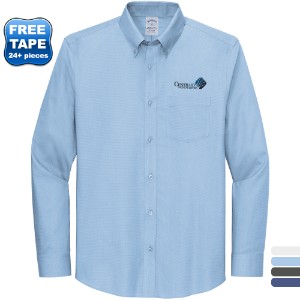 Brooks Brothers® Wrinkle-Free Cotton/Spandex Stretch Nailhead Men's Tall Shirt - WJ7079