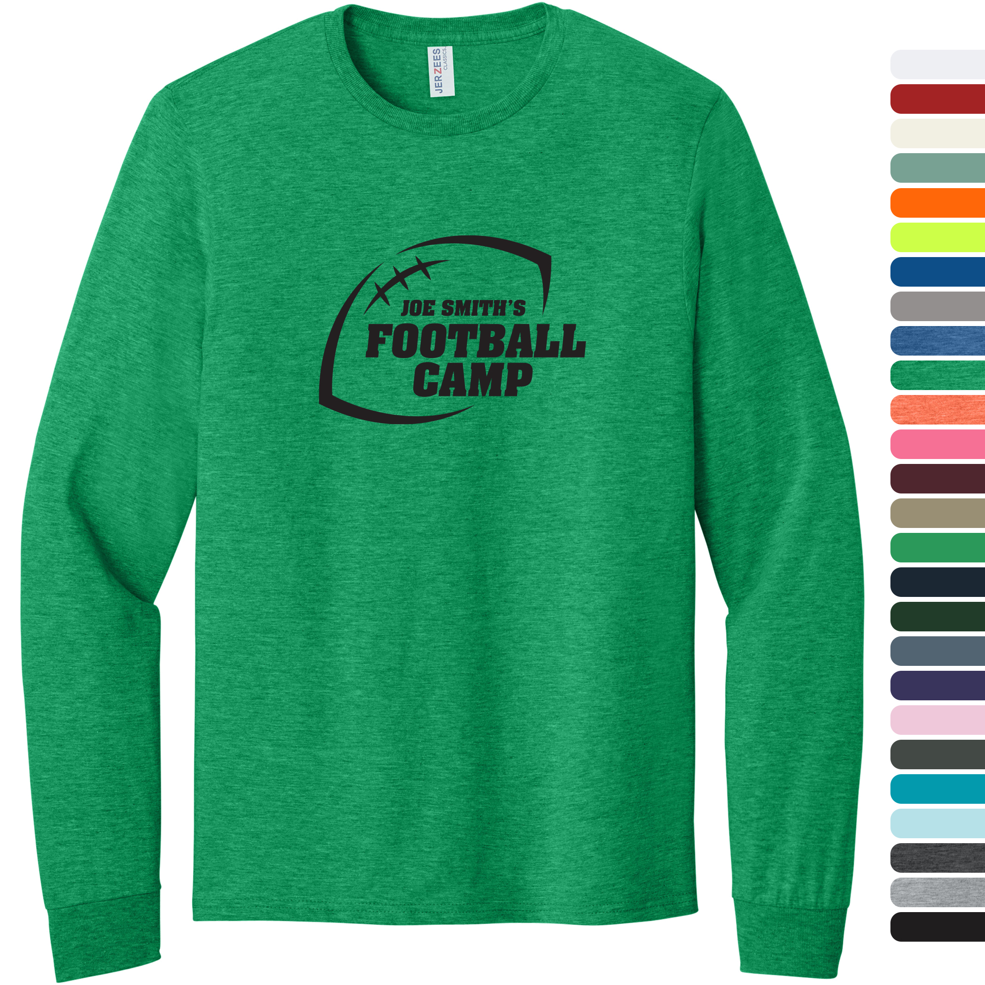 Product Photo 1 Jerzees® Classics™ Cotton Unisex Long Sleeve T-Shirt