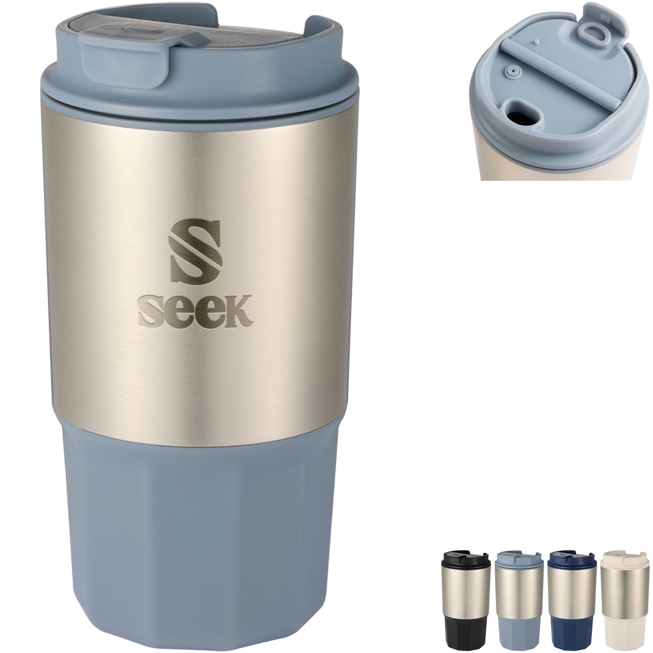 Product Photo 1 Brit Eco-Friendly Polypropylene & Stainless Tumbler, 15oz.