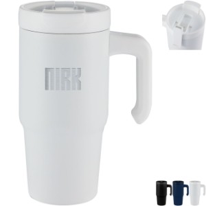 Peak Recycled Double Wall Vacuum Insulated Sip or Swig Mug, 24oz. - LD5500