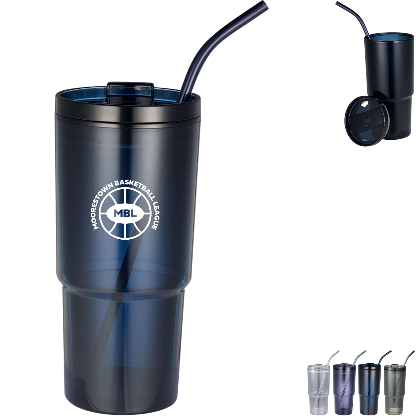 Product Photo 1 Mia Recycled Acrylic Tumbler, 24oz.