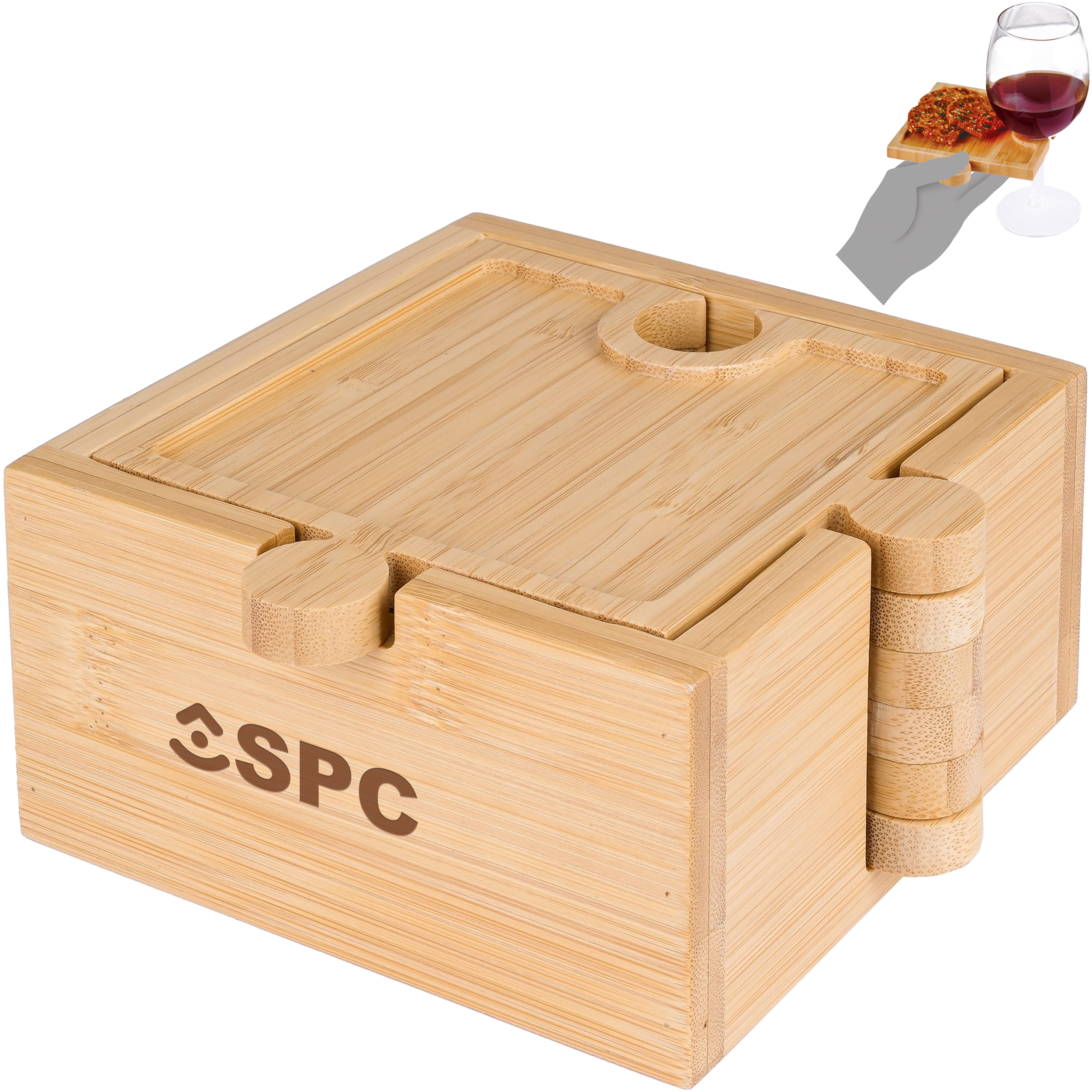 Product Photo 1 Bamboo Appetizer Plates/ Charcuterie Board Set