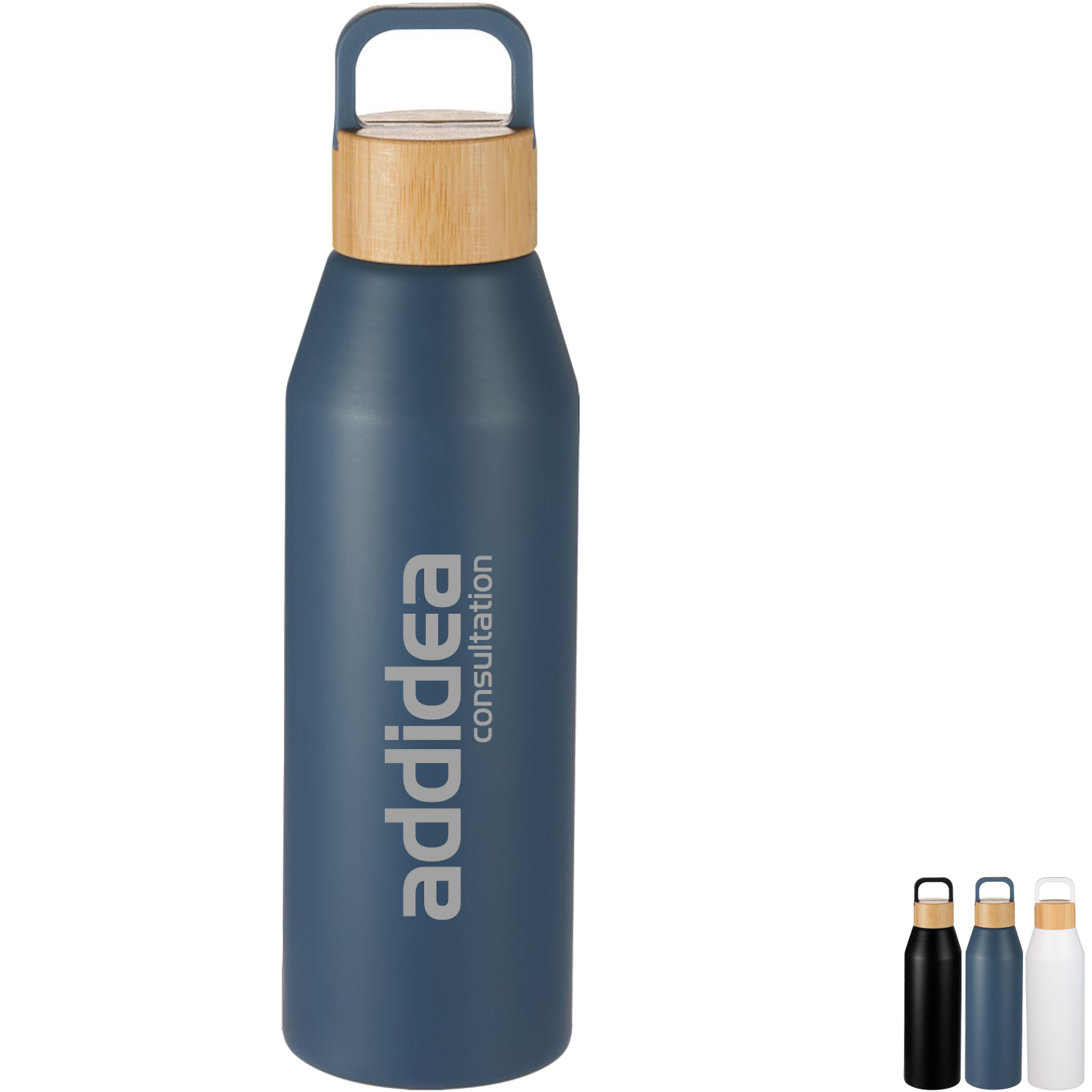 Product Photo 1 Aspen Recycled Bottle w/ FSC® Bamboo Lid, 24oz.