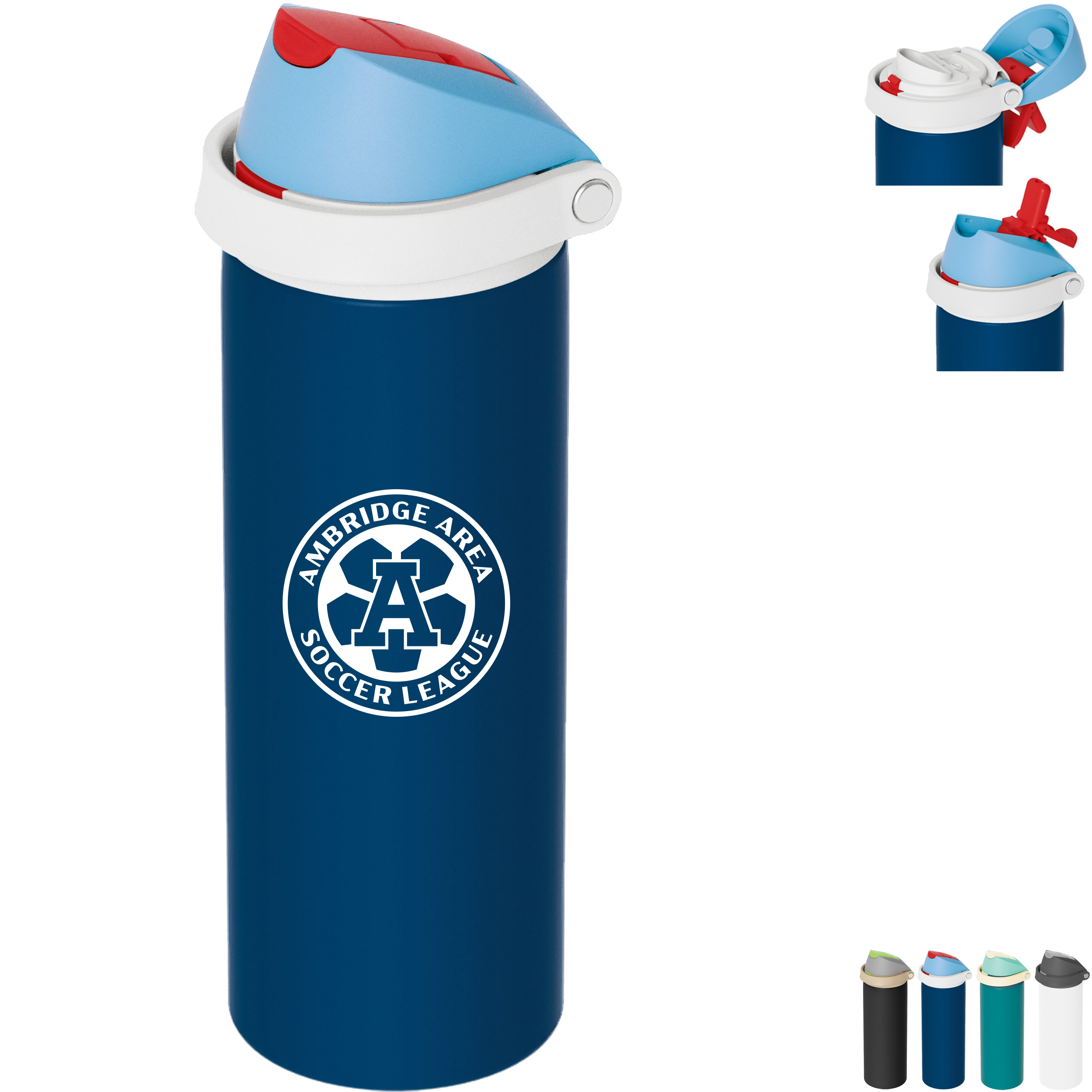 Product Photo 1 Chug & Sip Double Wall Stainless Bottle, 24 oz.