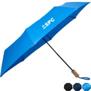 Recycled 3-Folding Design Umbrella, 46" Arc - LD5504