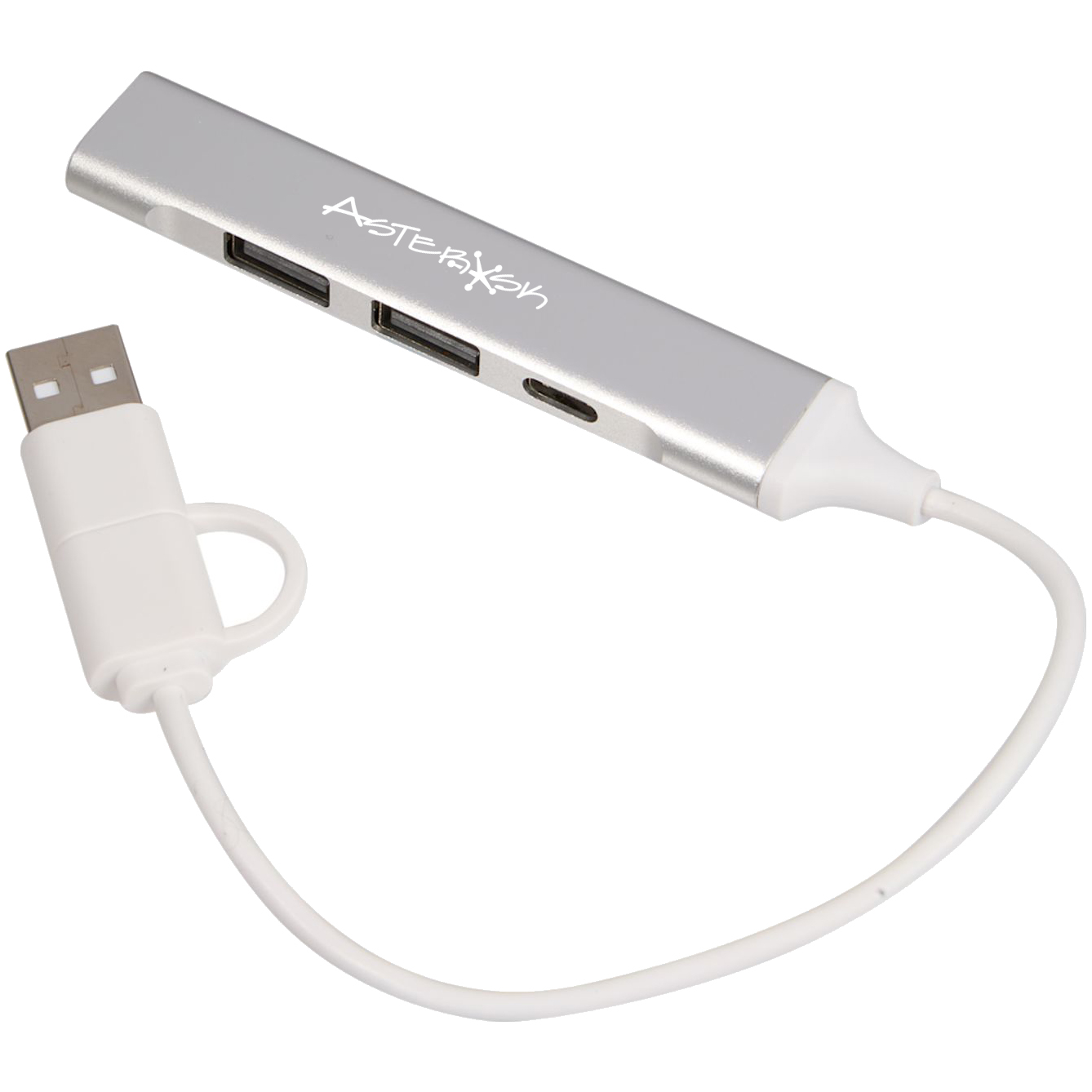 Product Photo 1 Recycled Aluminum 4-Port USB-A and C Hub