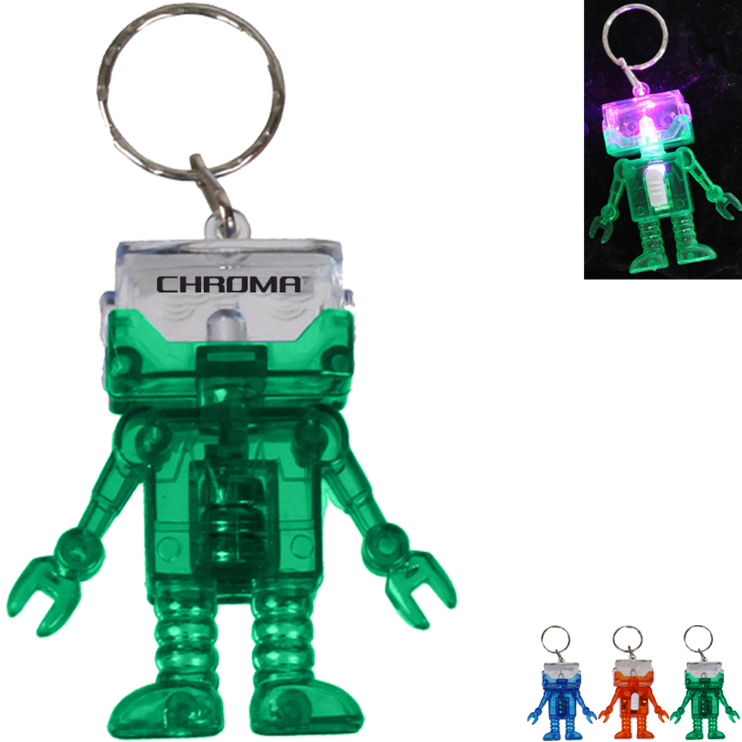 Product Photo 1 Light Up Robot Keychain