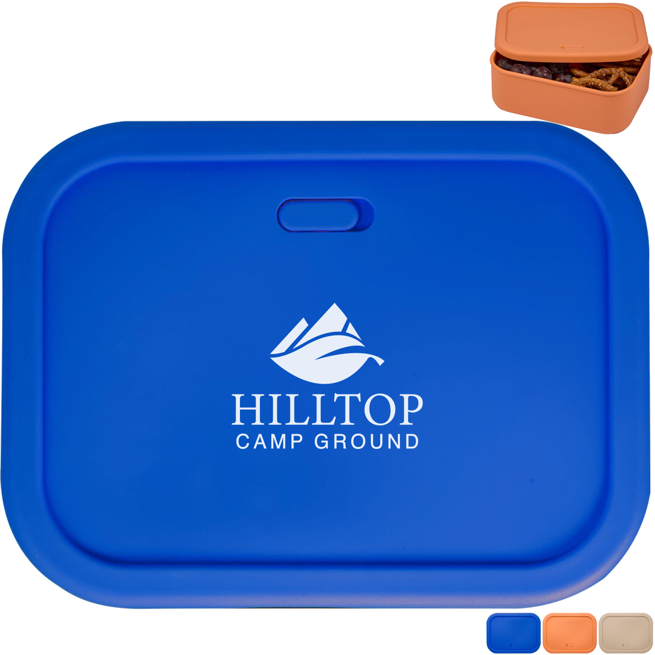 Product Photo 1 Silicone Food Storage Box w/ Air Valve, 44oz.