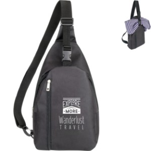 Nautilus RPET 600D Polyester Crossbody Sling - CF4677