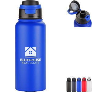 Cabrio Recycled Stainless Steel Vacuum Insulated Bottle, 32oz. - AR1971