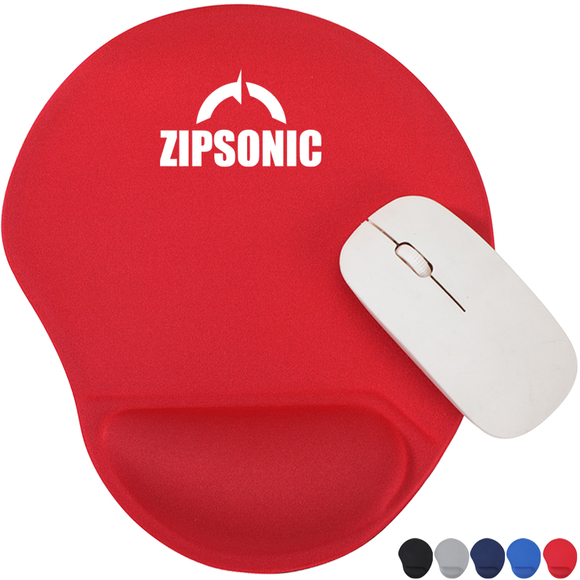 Product Photo 1 Wave Non-Slip Mouse Pad w/ Gel Wrist Rest