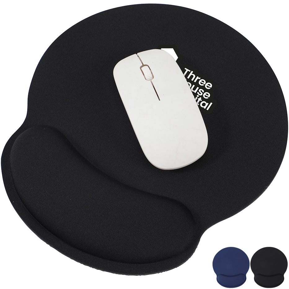 Product Photo 1 Crest Non-Slip Mouse Pad w/ Foam Wrist Rest