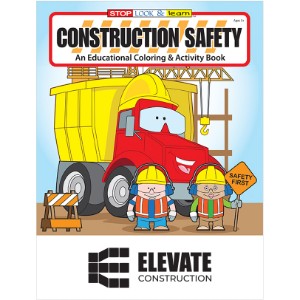 Construction Safety Coloring & Activity Book - CLB102