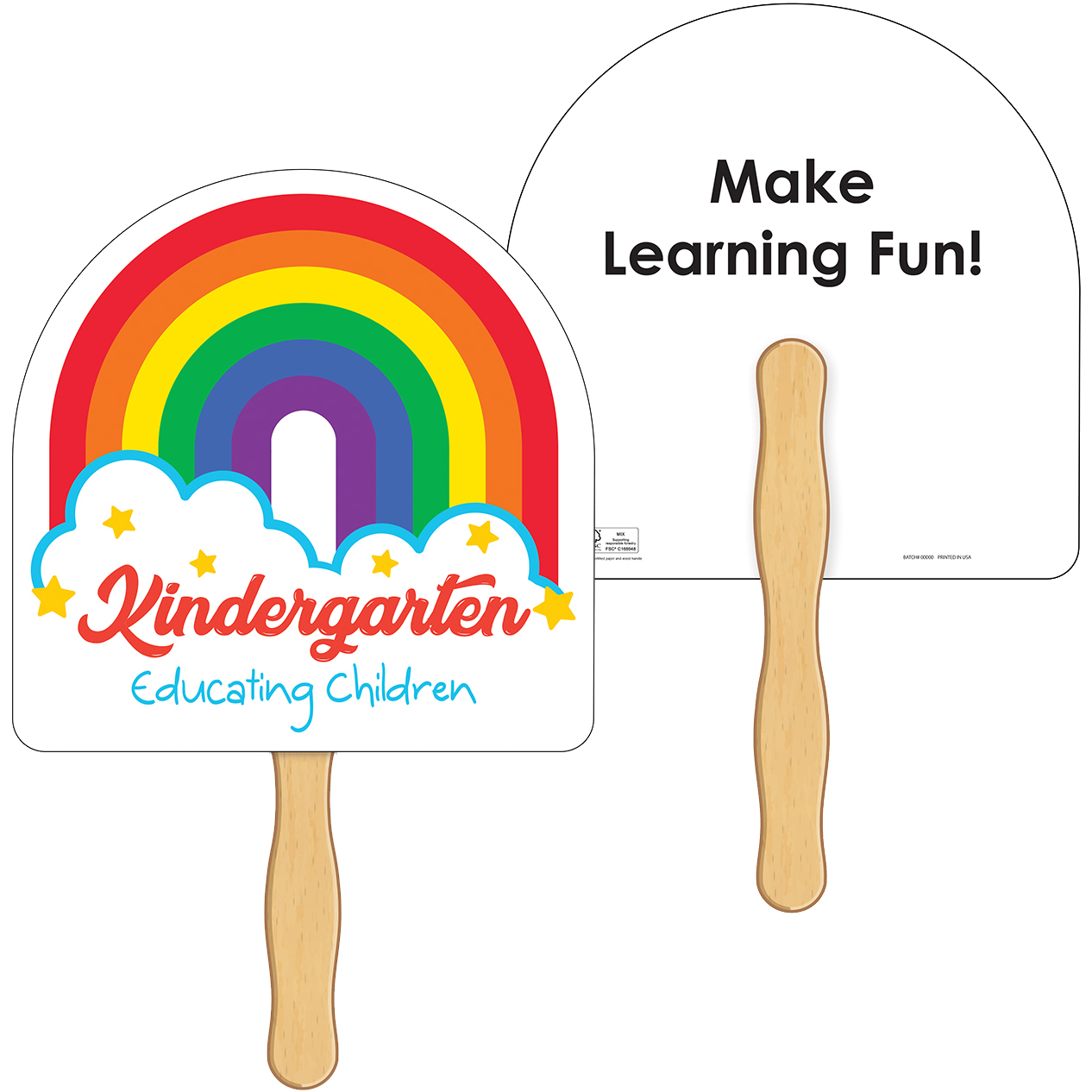 Product Photo 1 Rainbow Shaped Hand Fan