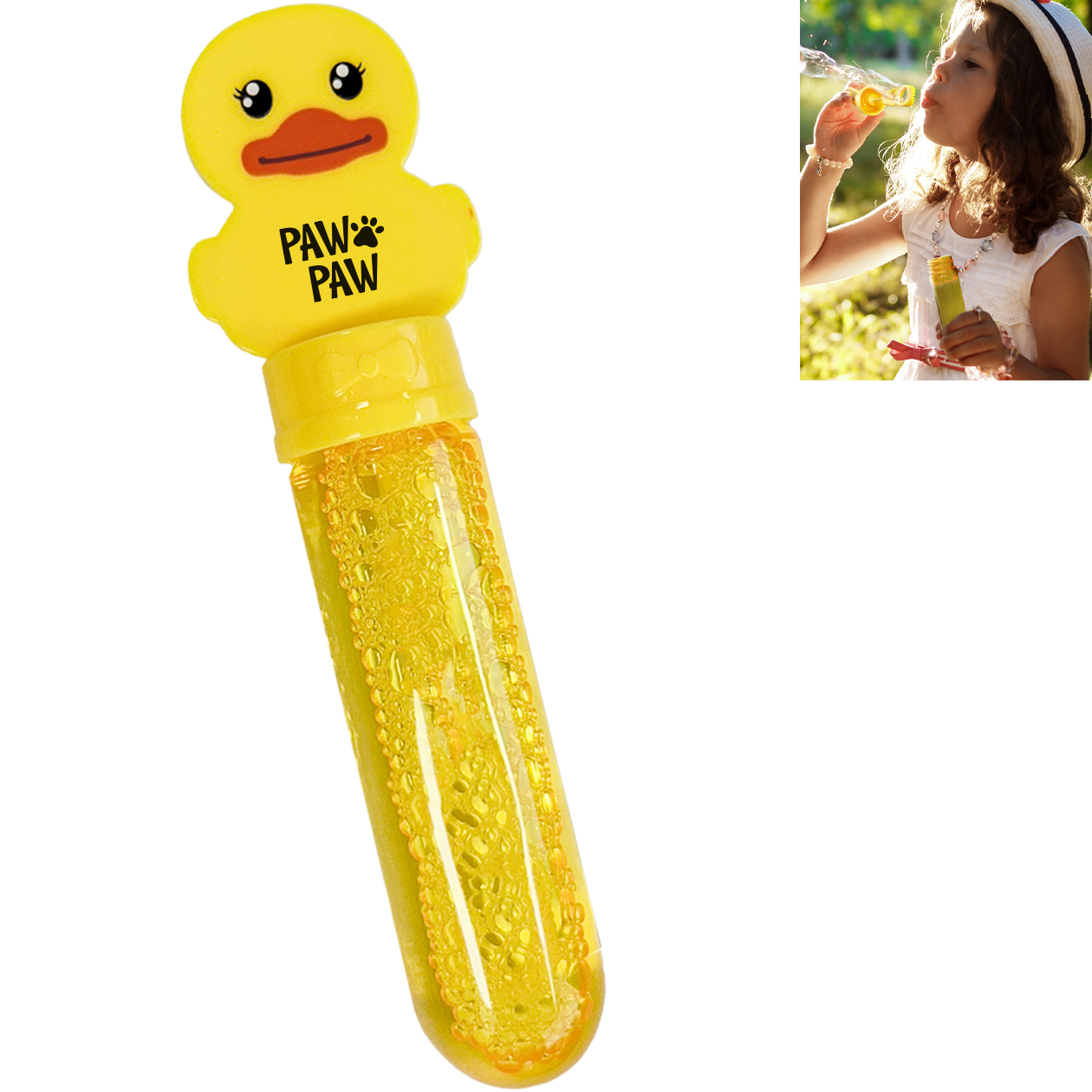 Product Photo 1 Duck Bubble Tube Dispenser, 1.8oz.