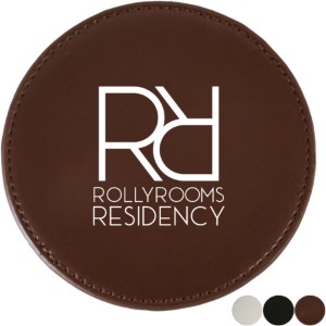 Faux Leather Round Coaster - AF2554