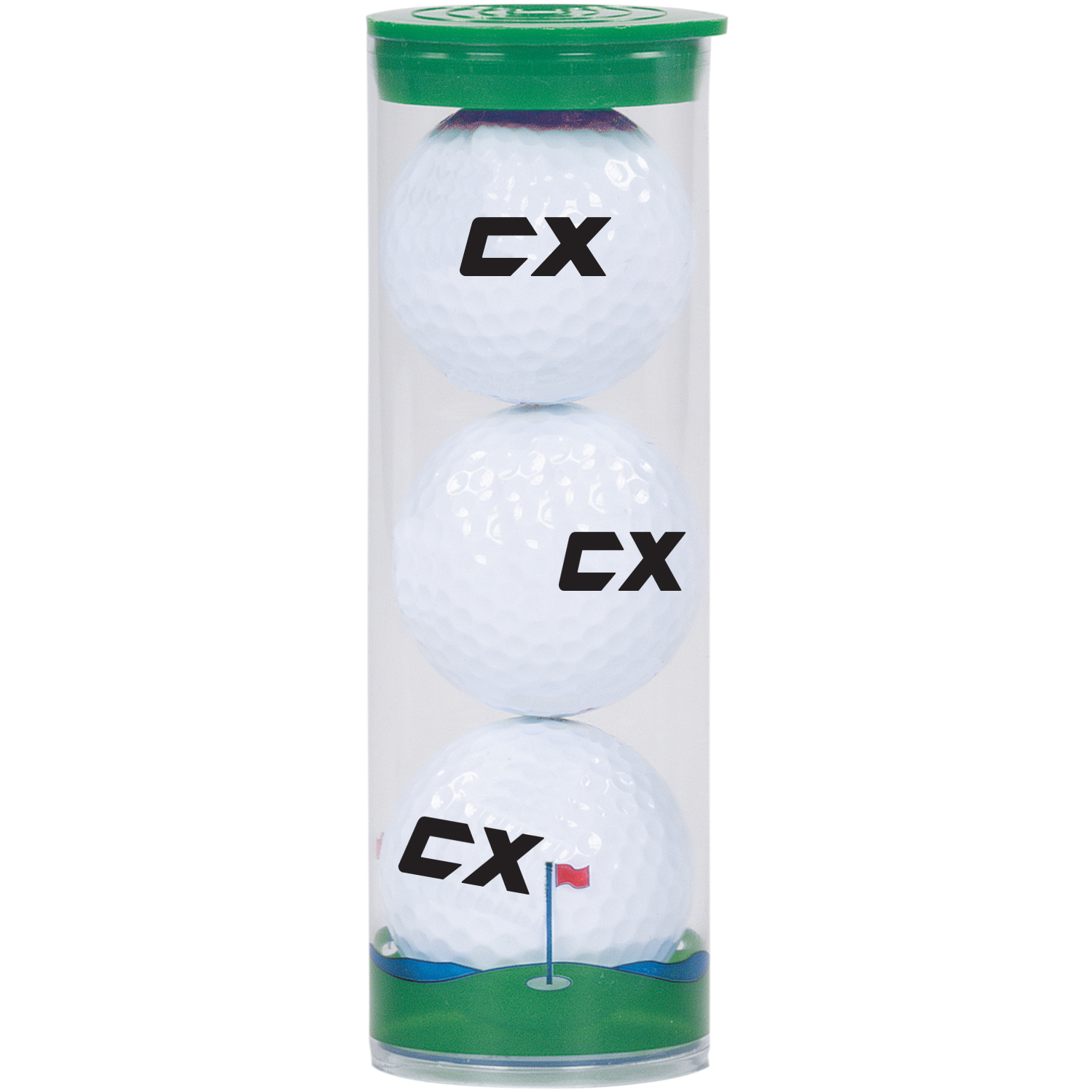 Product Photo 1 Three Ball Clear Tube W/ Titleist Pro V1 Golf Balls