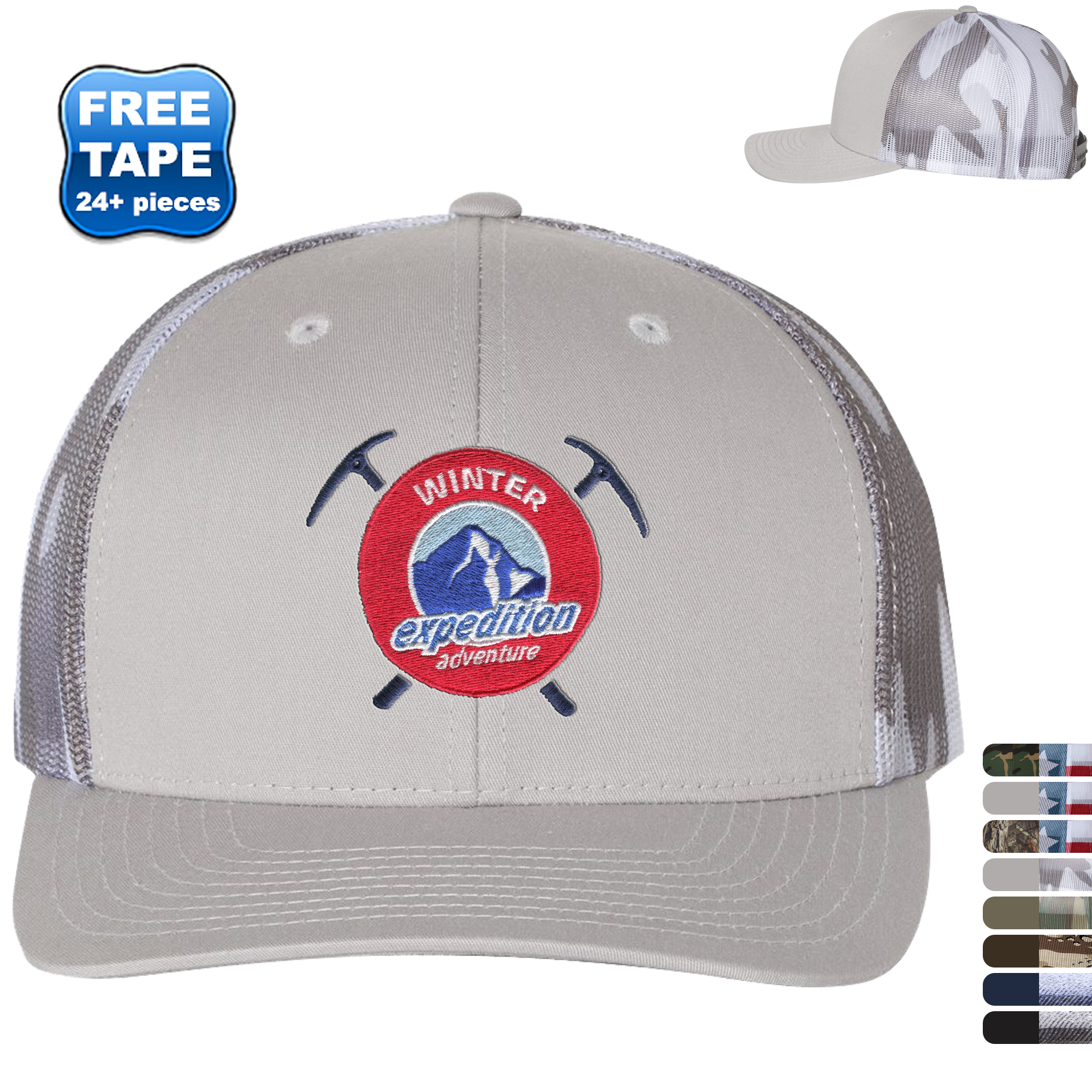 Product Photo 1 Richardson® Printed Mesh Structured Trucker Cap