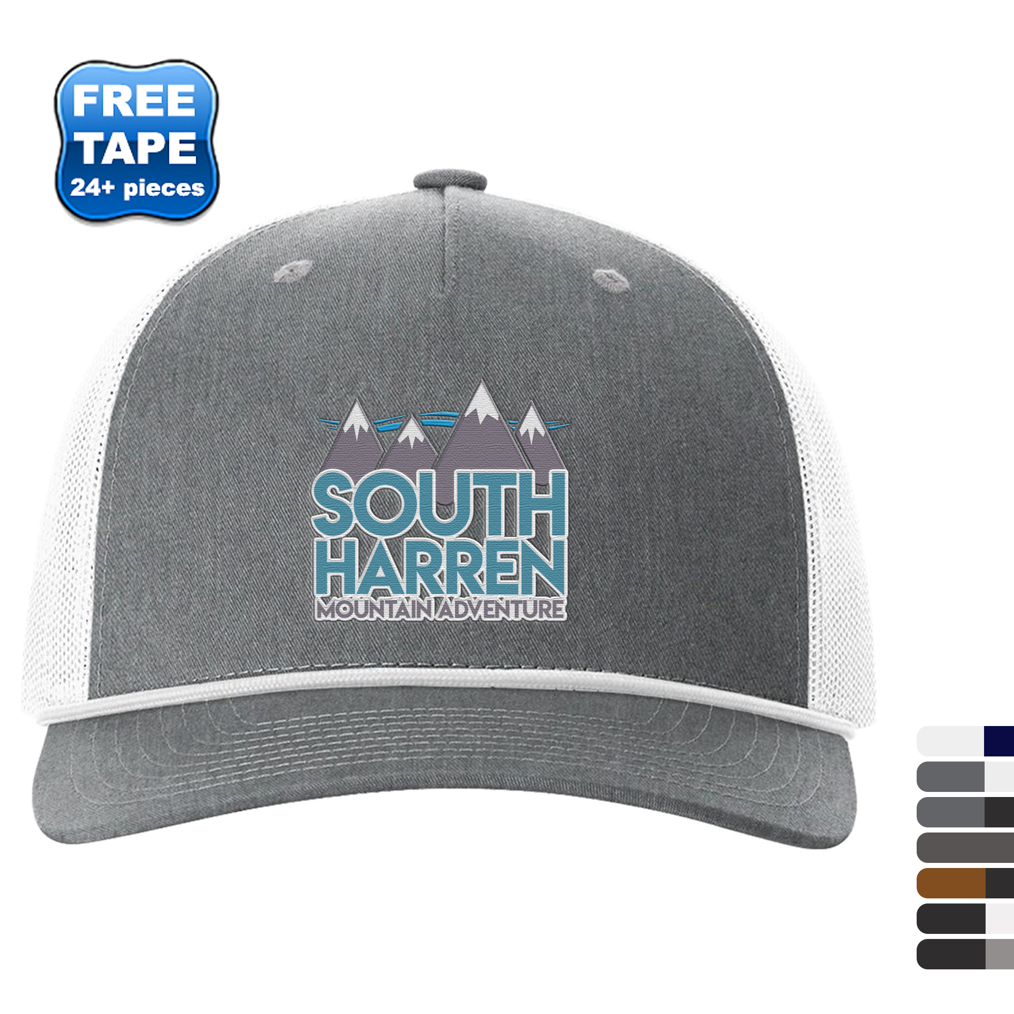 Product Photo 1 Richardson® Five-Panel Structured Trucker w/ Rope Cap