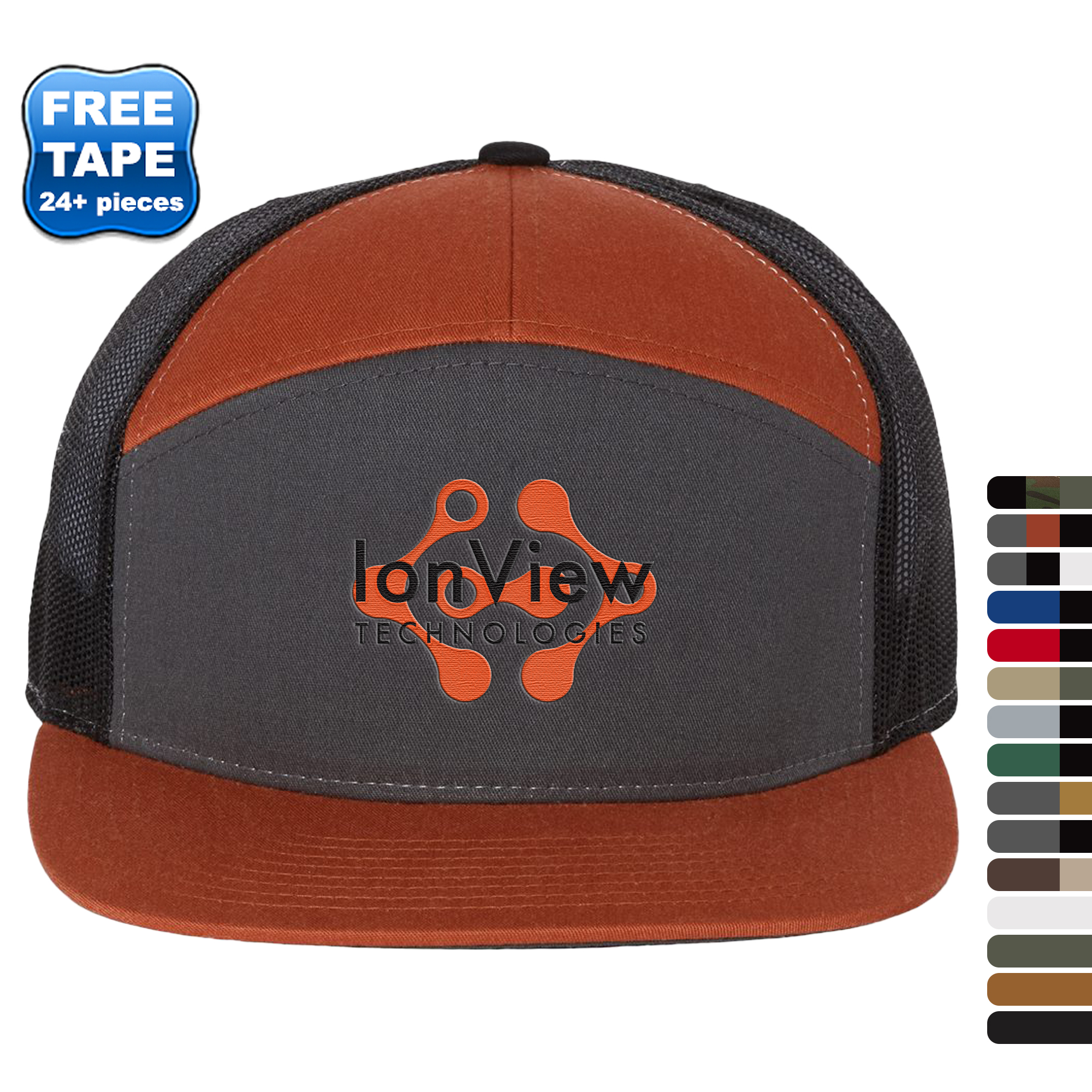 Product Photo 1 Richardson® Seven-Panel Structured Trucker Cap