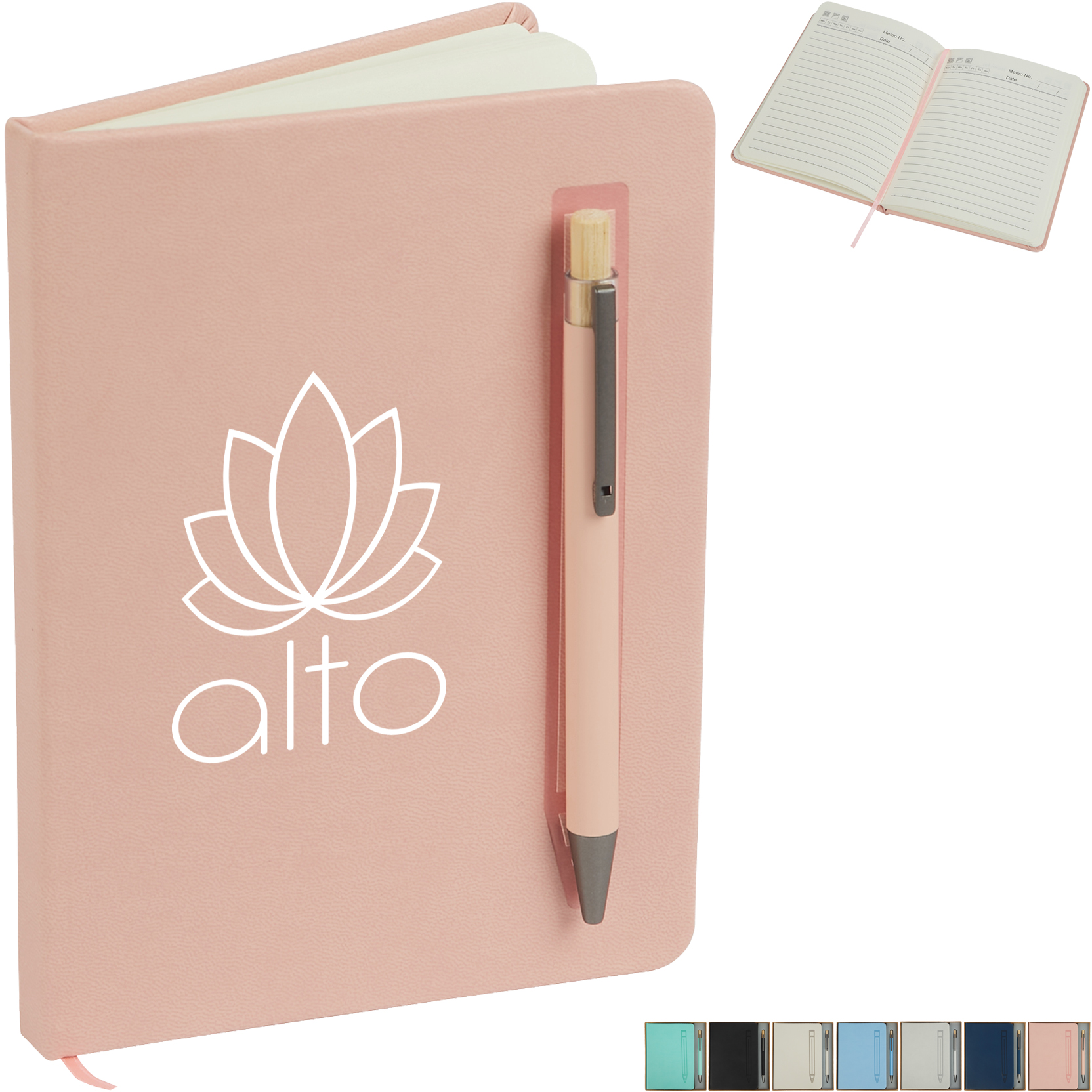 Product Photo 1 Manhattan II Gift Set w/ Magnetic Journal & Recycled Pen