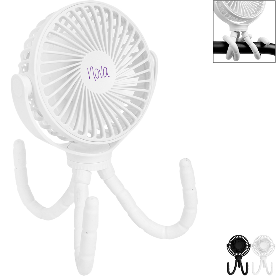 Product Photo 1 Portable Rechargeable Fan w/ Flexible Tripod