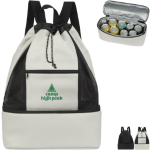 Paxton 2-in-1 Drawstring Cooler Backpack - LG9208