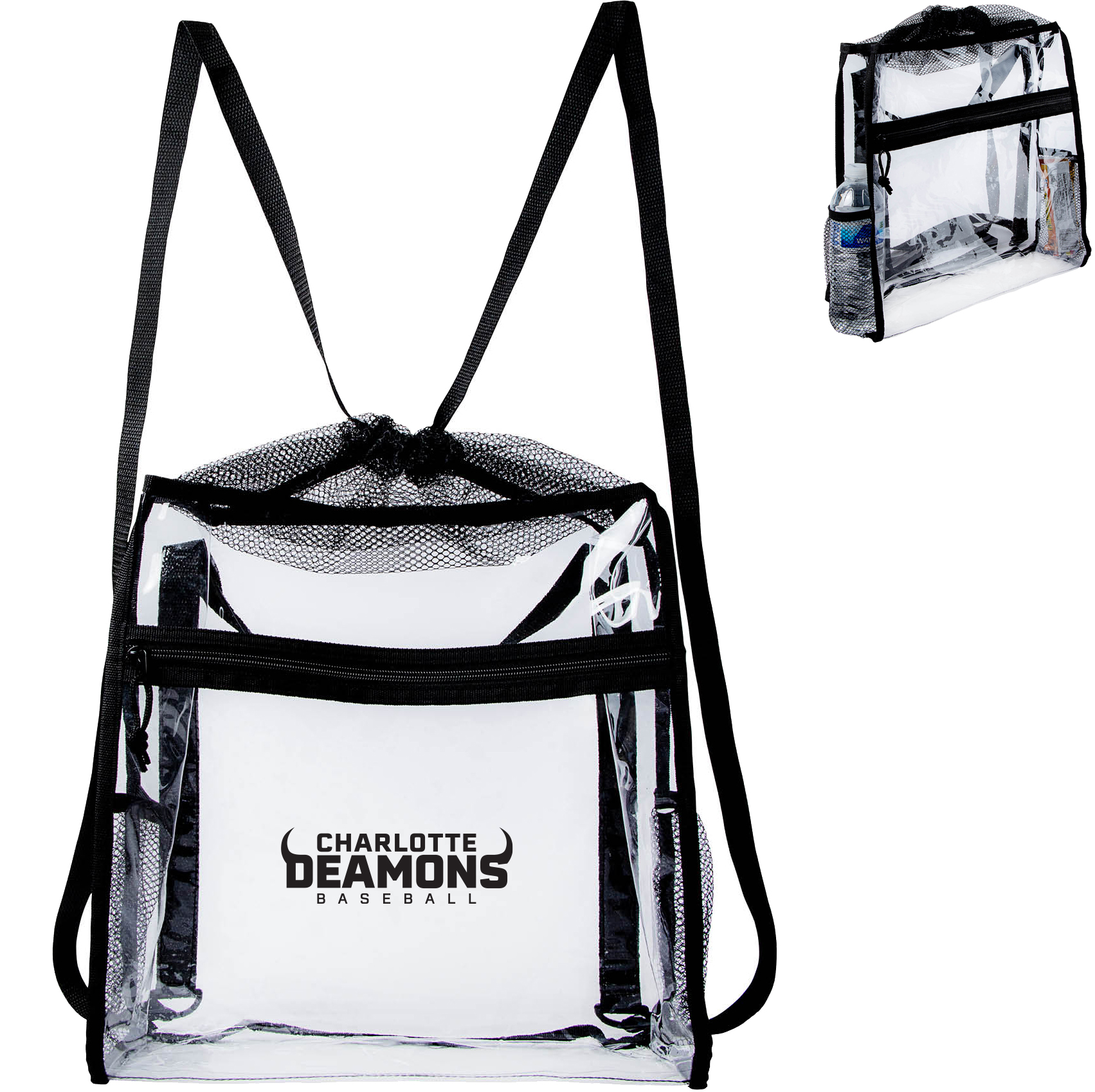 Product Photo 1 Ramsey Clear Drawstring Backpack
