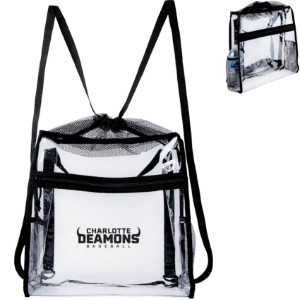 Ramsey Clear Drawstring Backpack - LG9217