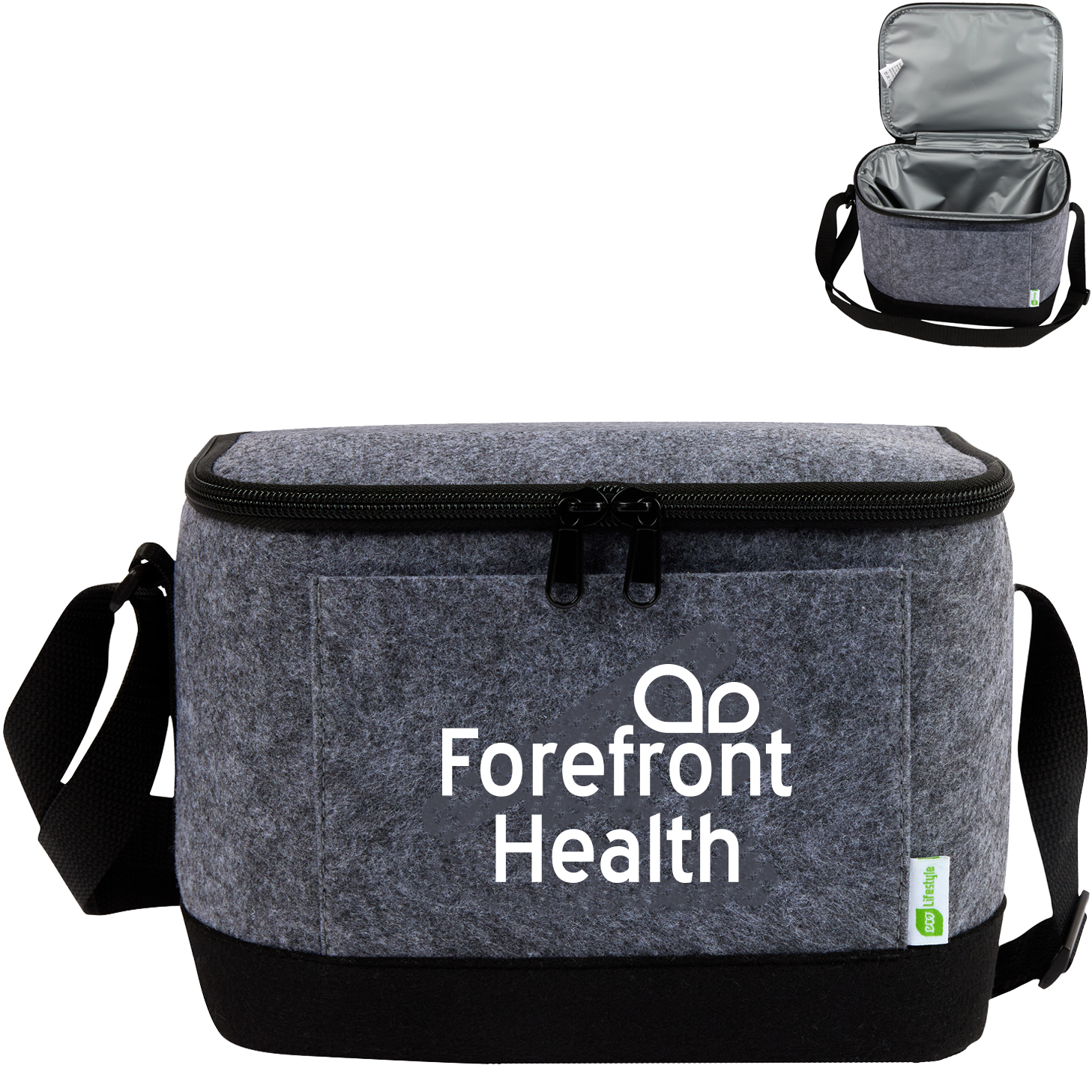 Product Photo 1 Echo RPET Felt 9 Can Lunch Cooler