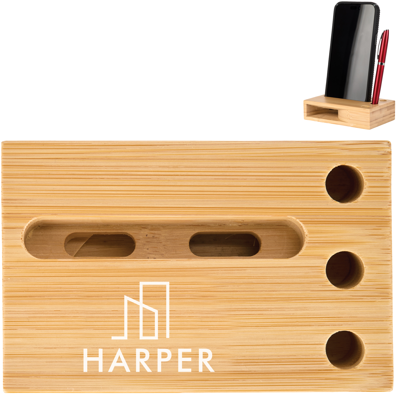 Product Photo 1 Allegra Bamboo Phone Stand & Amplifier