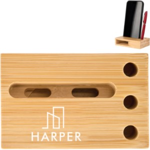 Allegra Bamboo Phone Stand & Amplifier - LG9233