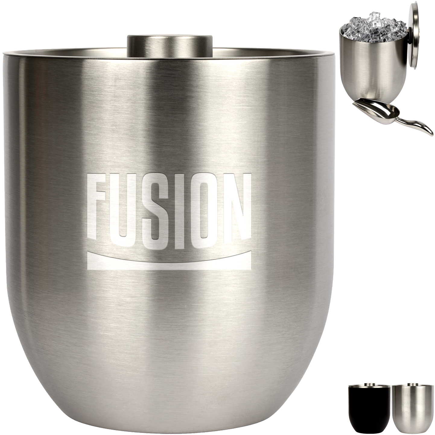 Product Photo 1 Snowfox® 3L Double Wall Stainless Steel Vacuum Insulated Ice Bucket