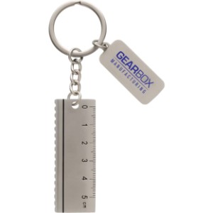 Ruler Metal Key Tag - IL1047