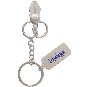 Scissors Metal Key Tag - IL1048