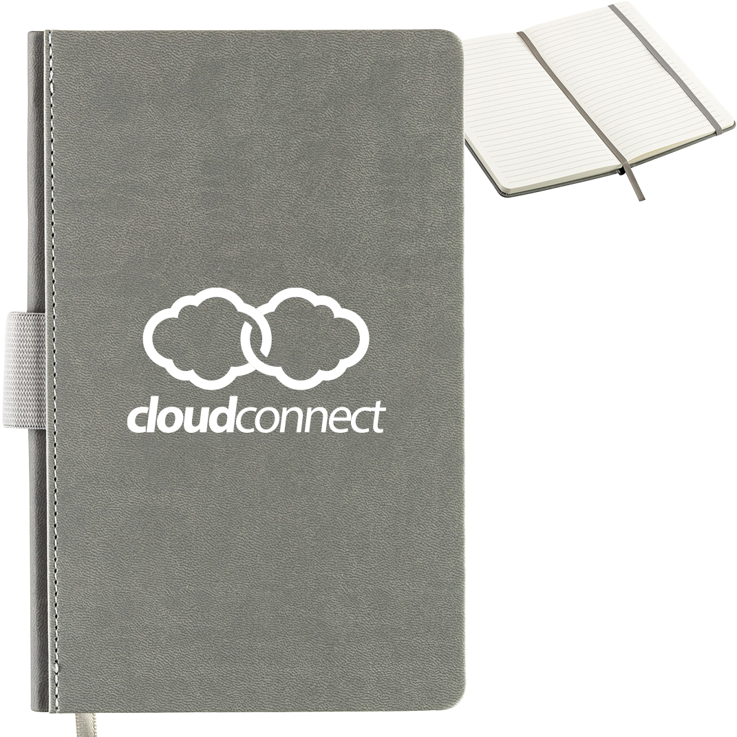 Product Photo 1 Chairman Hard Cover Textured Journal w/ Pen Loop, 8-1/4" x 5-1/4"