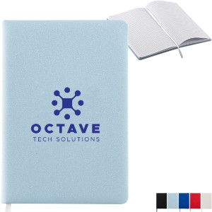 Draftsman Padded Hard Cover Journal w/ Grid-Lined Paper, 8-3/8" x 5-3/4" - AR1766