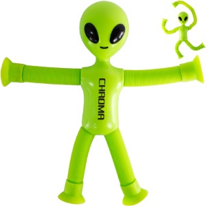 Green Alien Bendy Man - AF2552