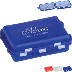 Folding 10-Compartment Pill Box - IN4040