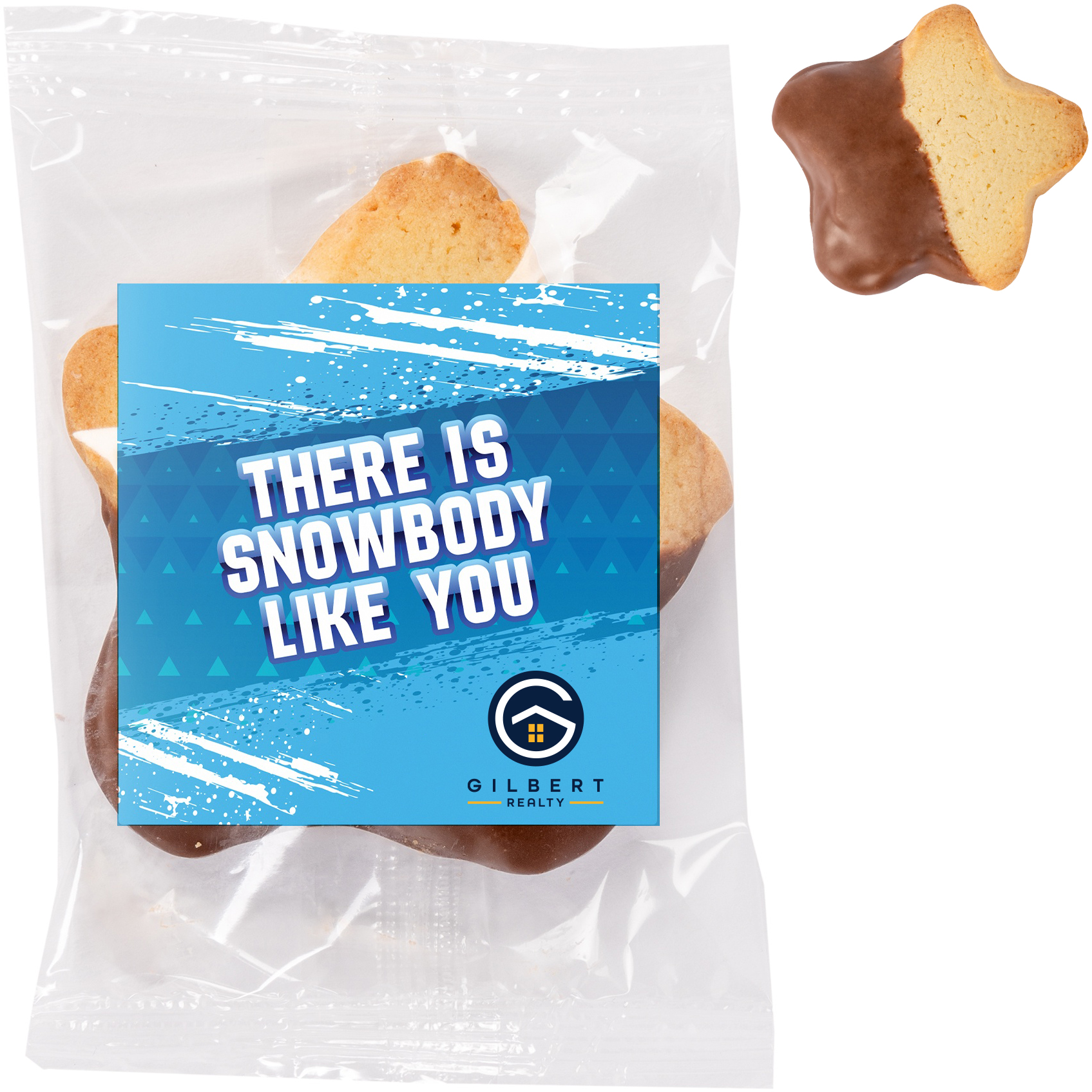 Product Photo 1 Chocolate Dipped Star Butter Cookie