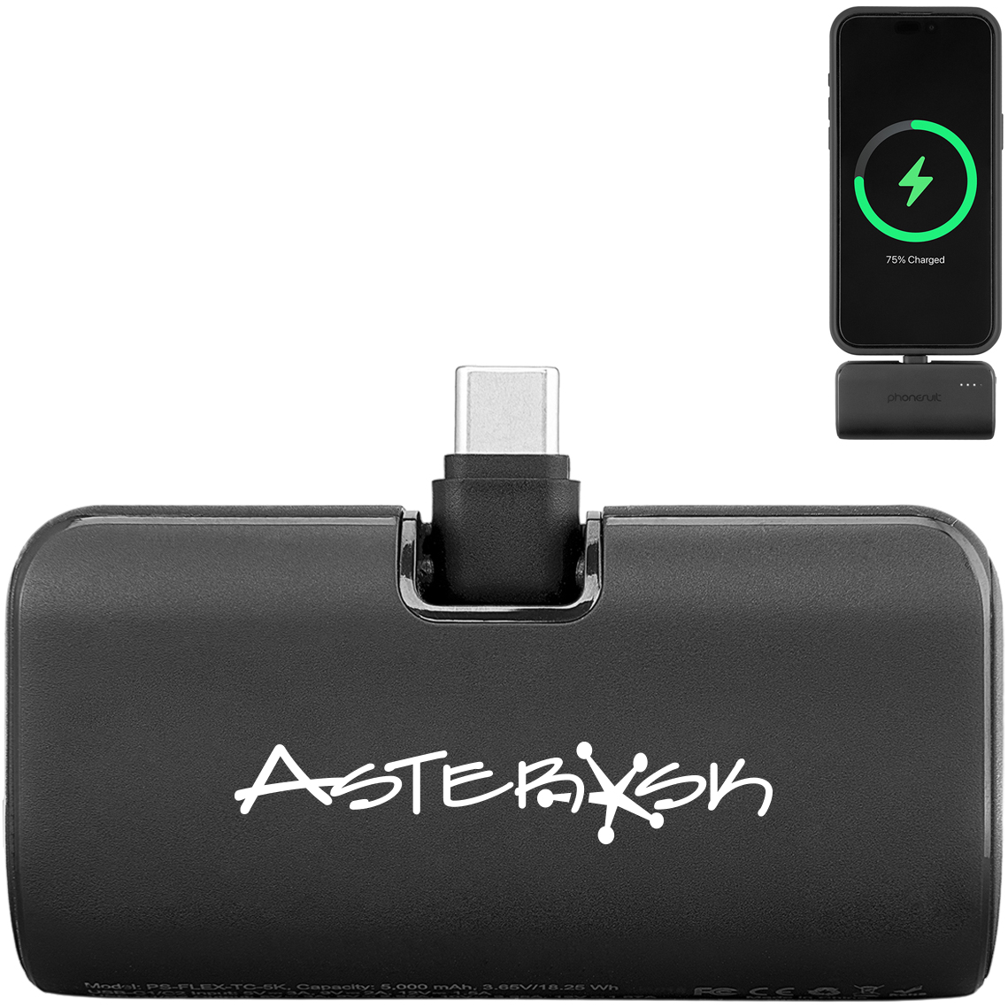 Product Photo 1 Phonesuit® Portable Pocket Charger & Battery Pack, 5000mAh