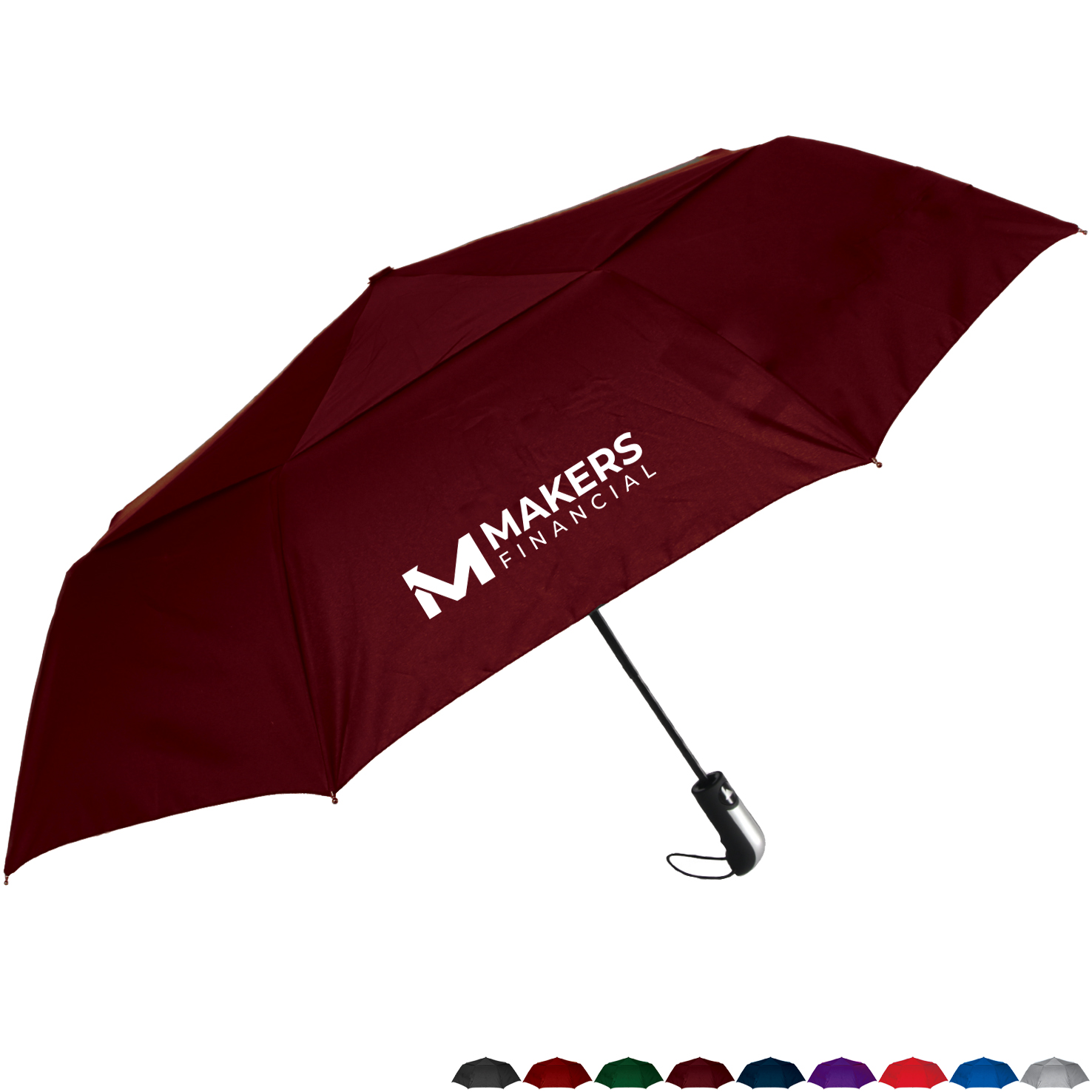 Product Photo 1 Windflow Dynamo Deluxe Vented Auto Open Folding Umbrella, 48" Arc