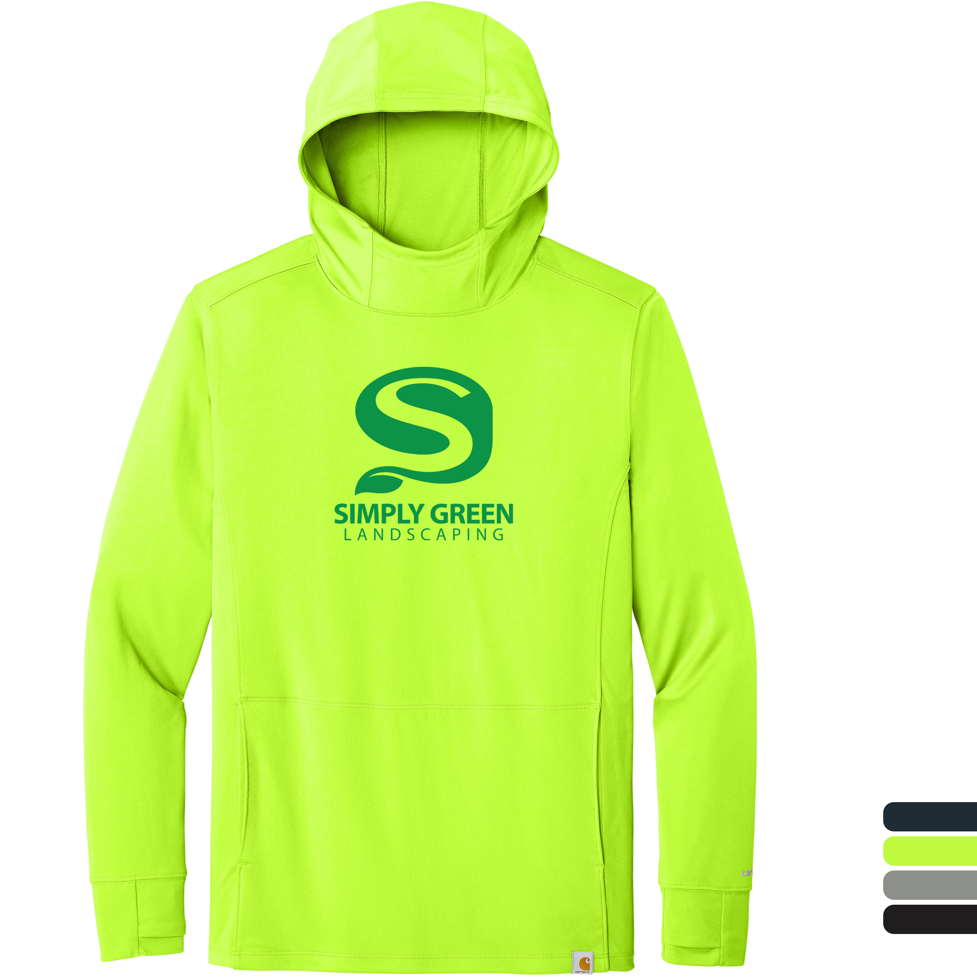 Product Photo 1 Carhartt® Force® Sun Defender™ Poly Long Sleeve Hooded Unisex T-Shirt