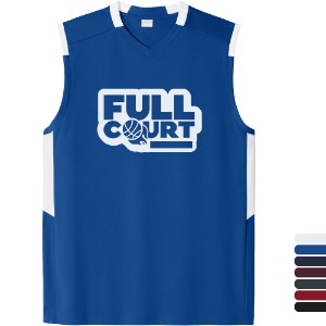 Sport-Tek® Club Recycled Poly Sleeveless Men's V-Neck Tank - WJ7144