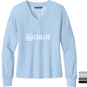 TravisMathew® Long Weekend Tri-Blend Ladies' V-Neck - WJ7183