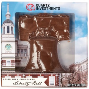 Chocolate Molded Liberty Bell, 4.5oz. - CI2645