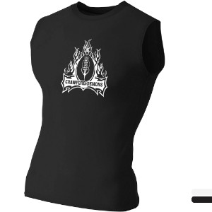 A4® Compression Poly/Spandex Muscle Unisex Tee - WJ7192