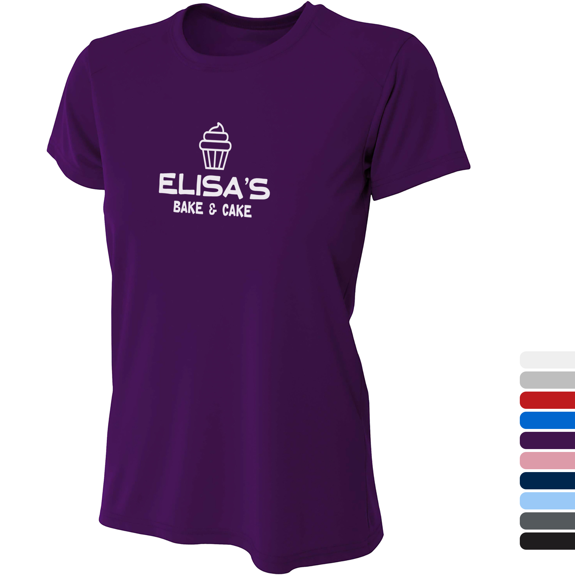 Product Photo 1 A4® Cooling Performance Poly Short Sleeve Ladies' Tee